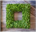 Product Description: Large Boxwood Wreath</br></br>18 inch square</br> Large 18" Square Boxwood Wreath